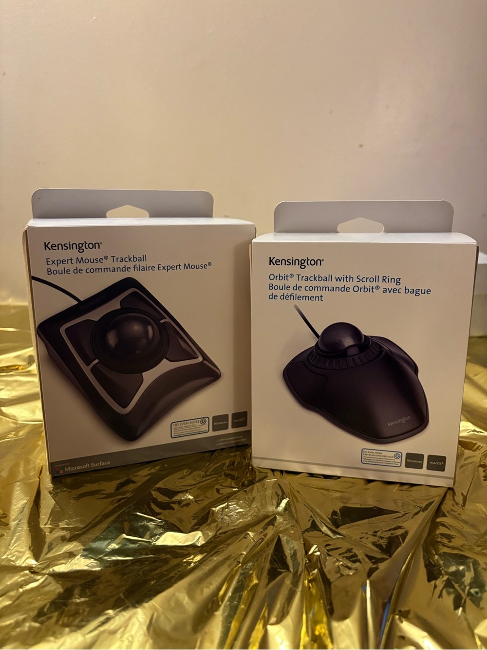 Kensington Black Trackball Mouse — Expert & Orbit Options
